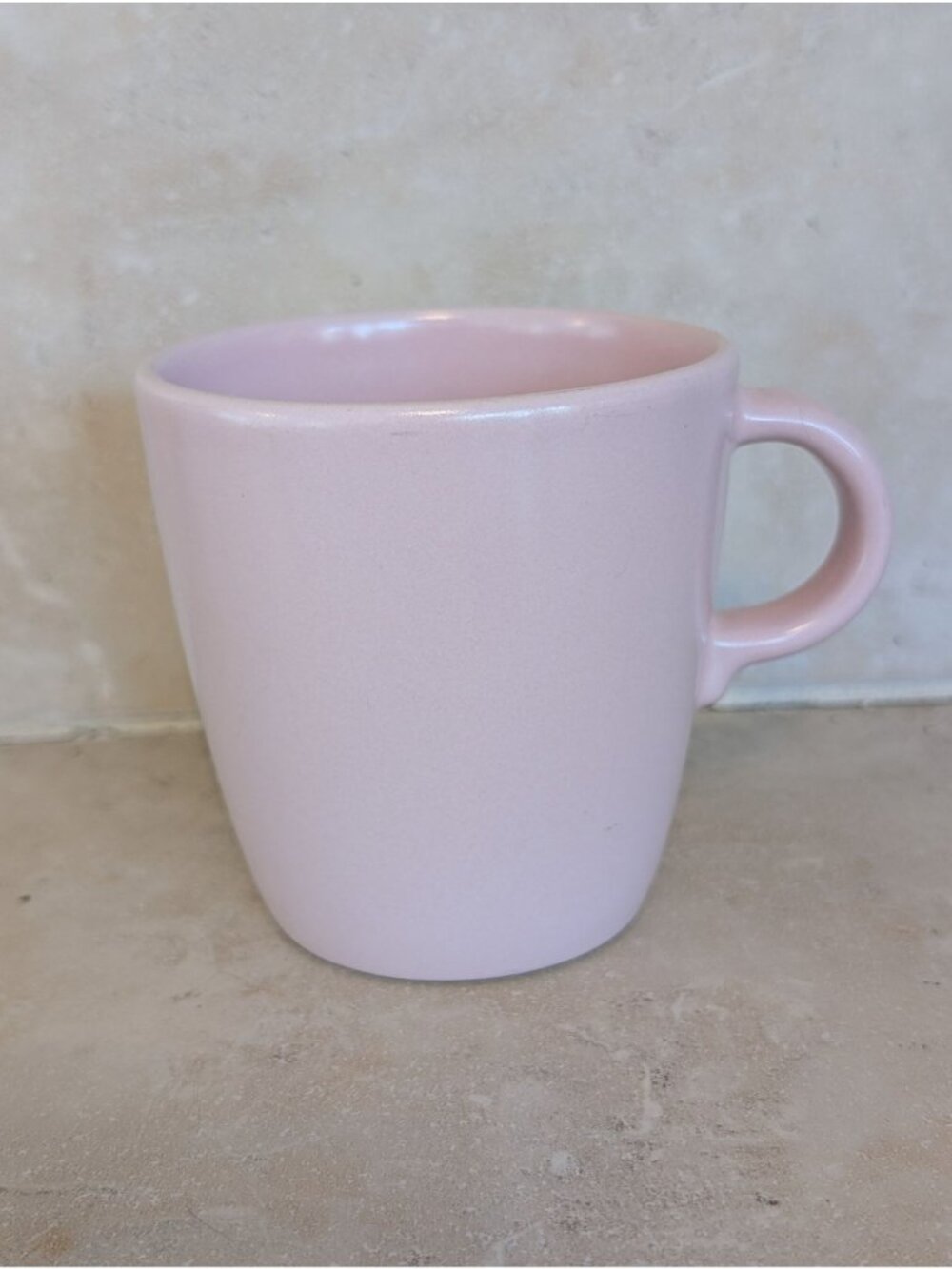 IKEA FÄRGKLAR Matte Light Pink Stoneware Mug 13 oz Coffee Tea